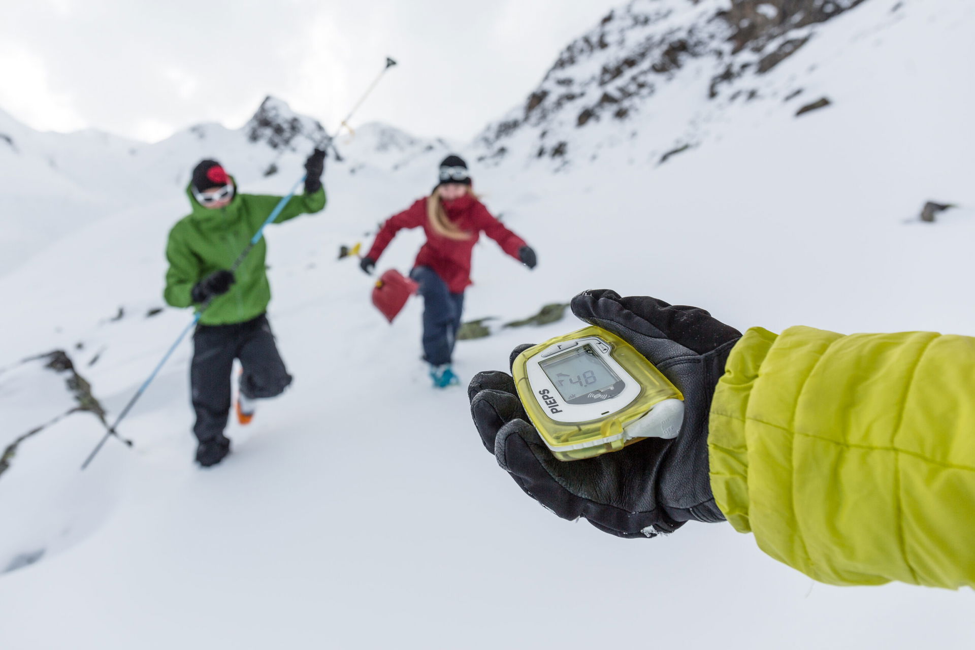Lawinentraining in der Alpfox Skischule