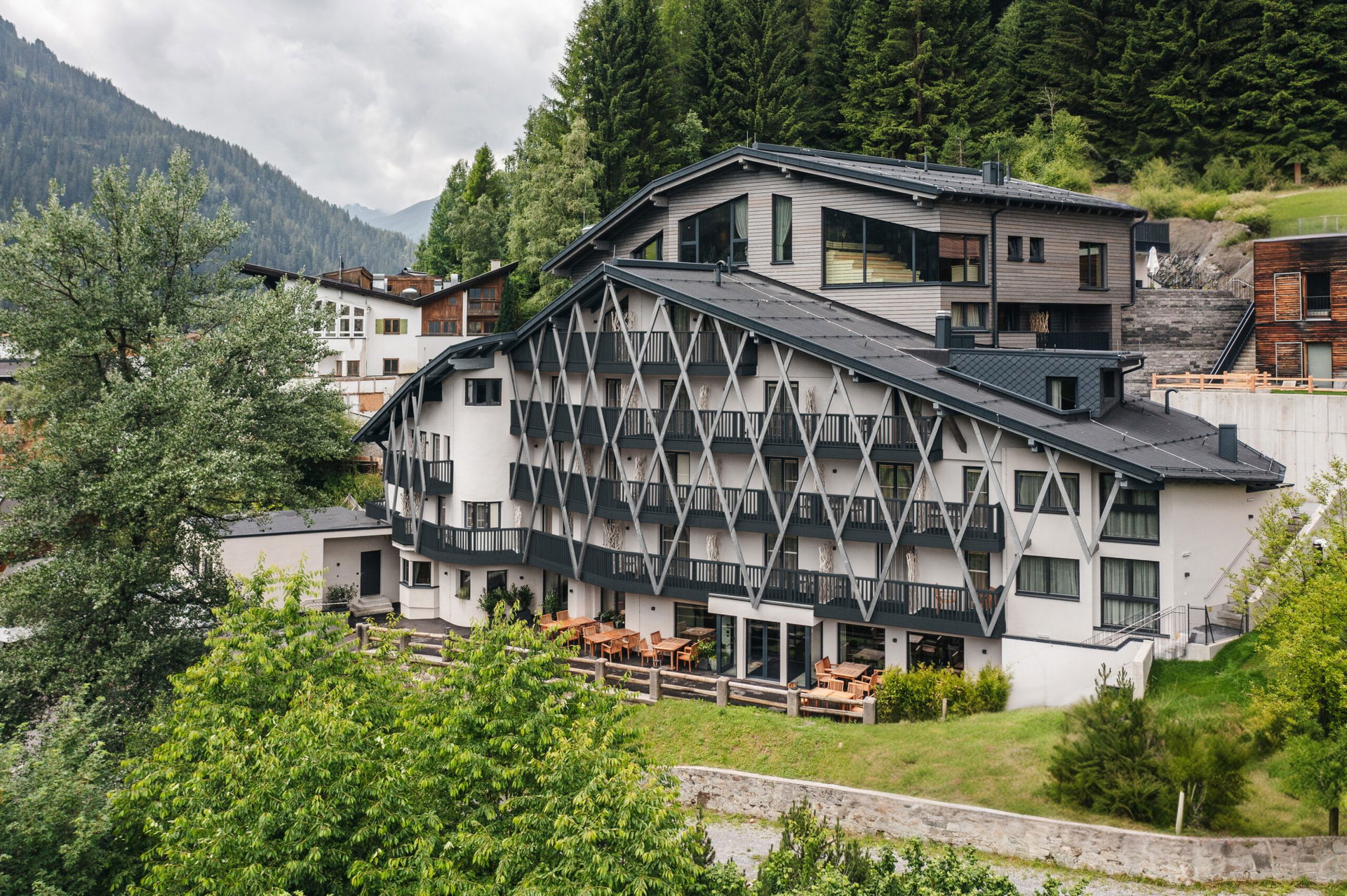 Das Hotel Arpuria von außen