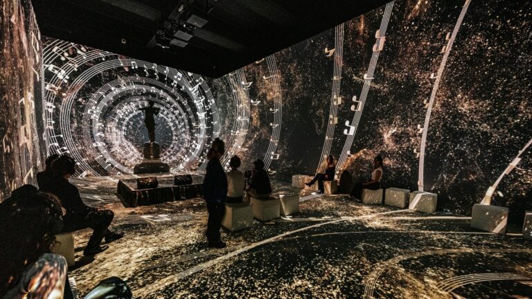 Immersiver Raum im Johann Strauß Museum