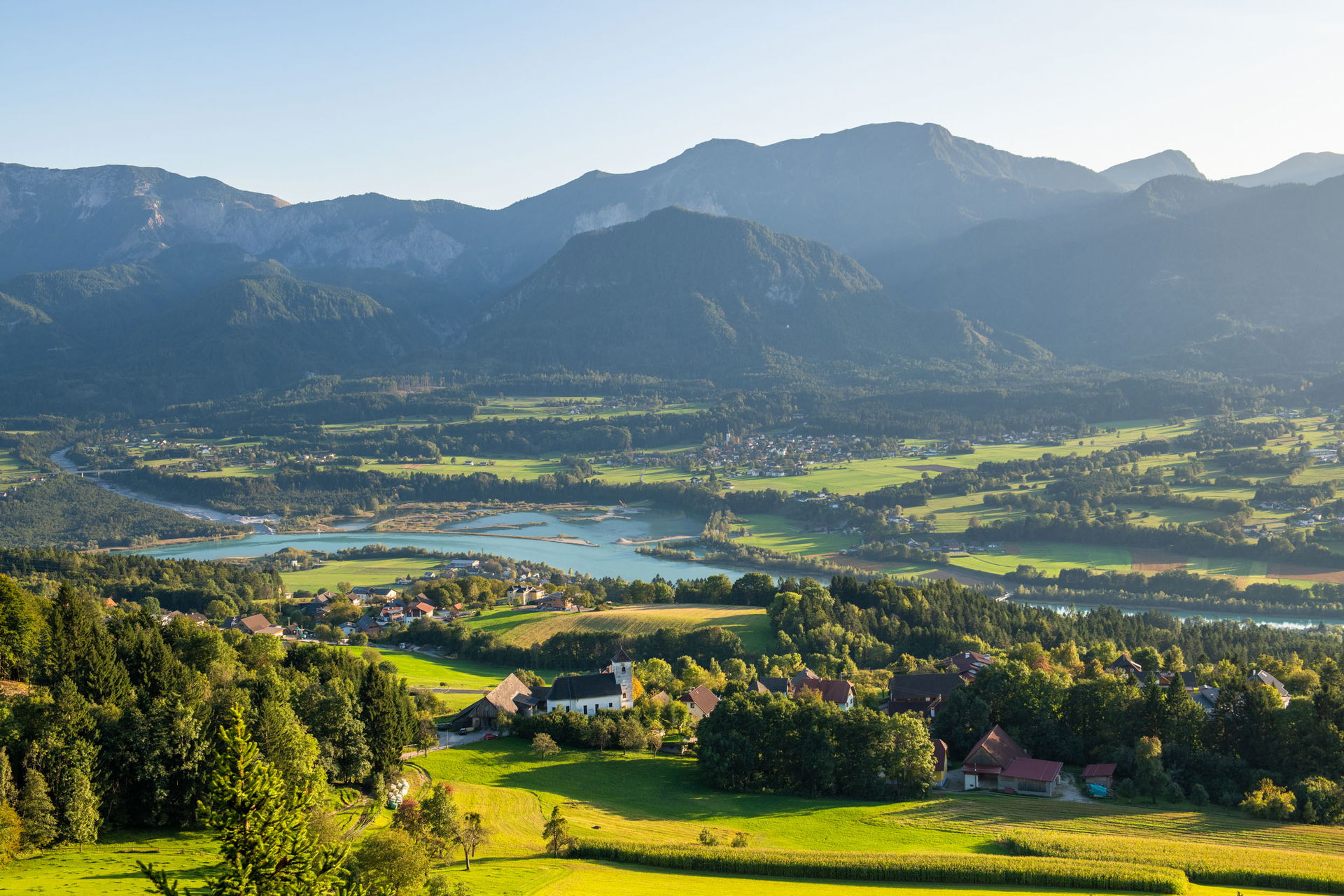 Blick auf den Wörthersee in Kärnten