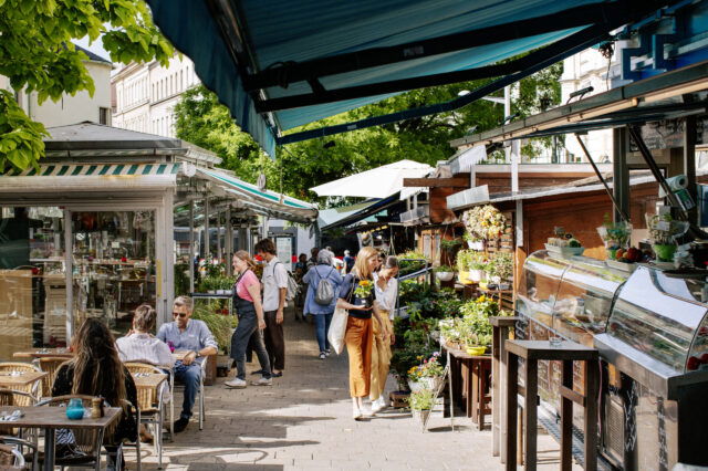 Ansicht vom Kutschkermarkt in Wien, 1180