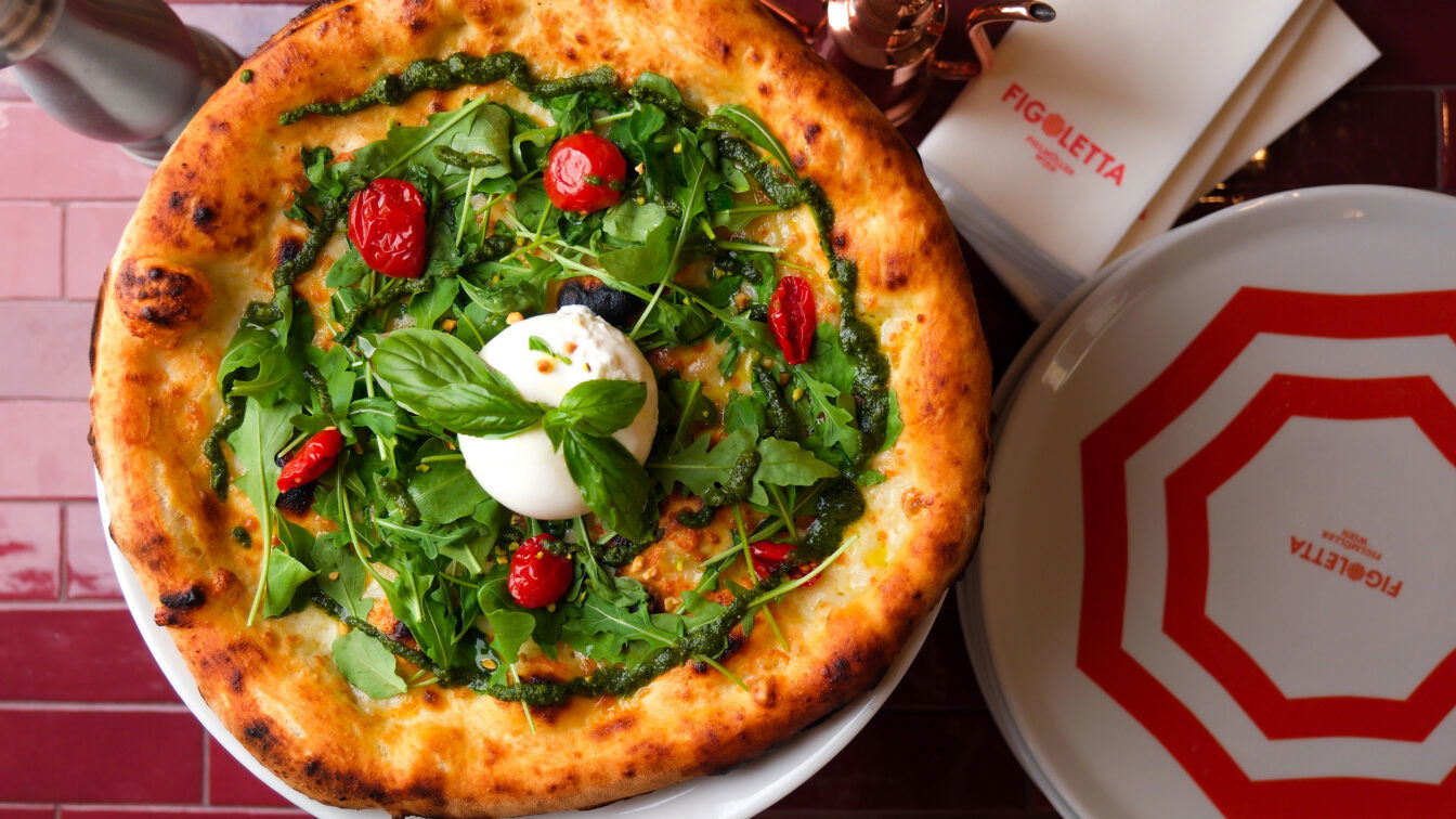 (c) Anastasiia Holnyk eine Pizza vom Figlmüller Pop-up-Restaurant Figoletta Wien
