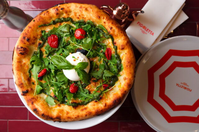 eine Pizza vom Figlmüller Pop-up-Restaurant Figoletta Wien