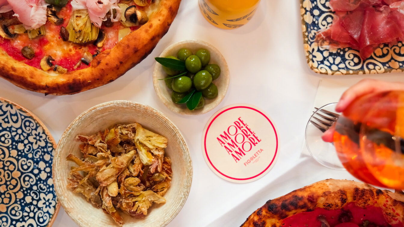 (c) Anastasiia Holnyk italienische Speisen vom Figlmüller Pop-up-Restaurant Figoletta Wien
