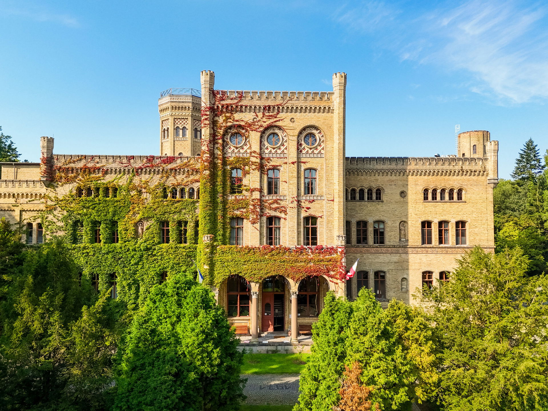 Das Schloss Neetzow von außen