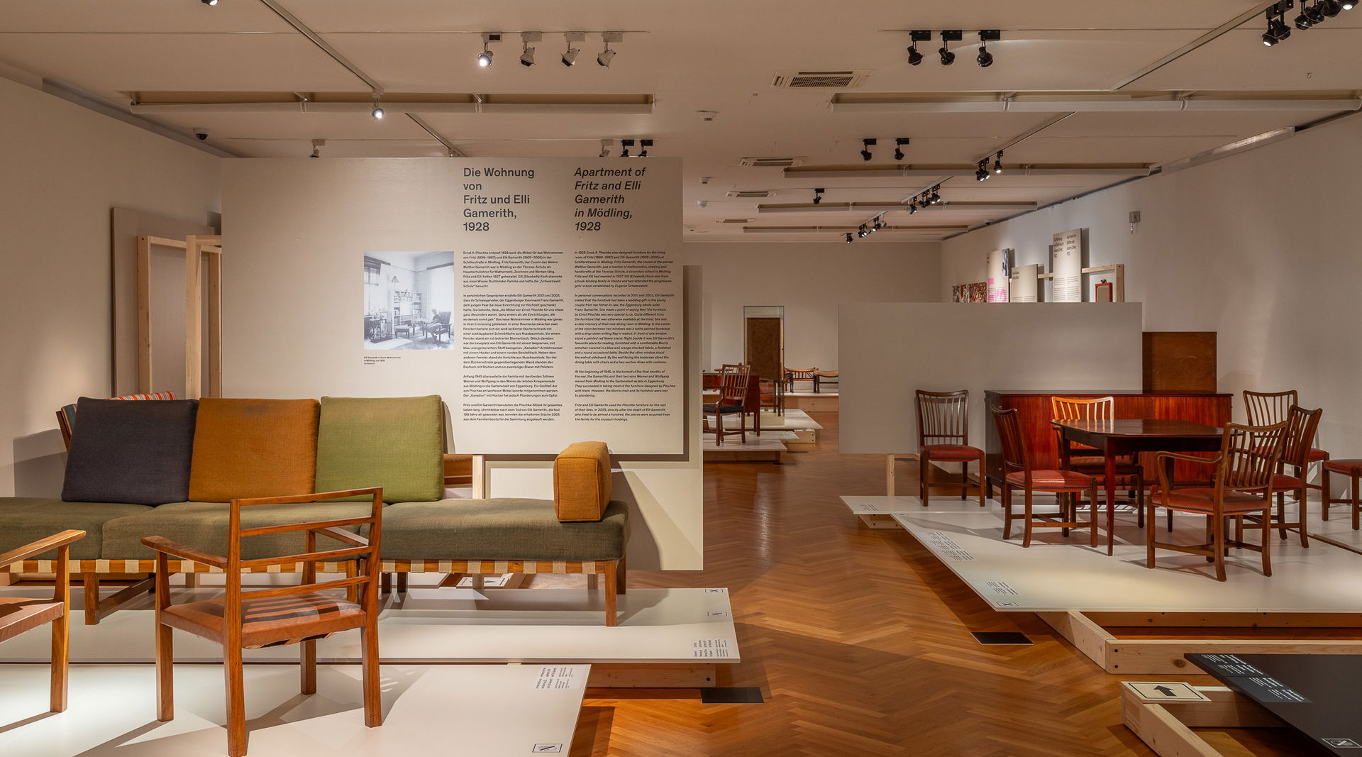 Eine Möbelausstellung