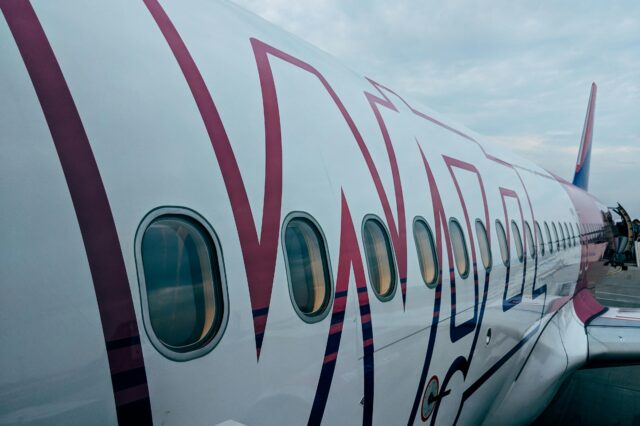Flugzeug der Wizz Air-Flotte