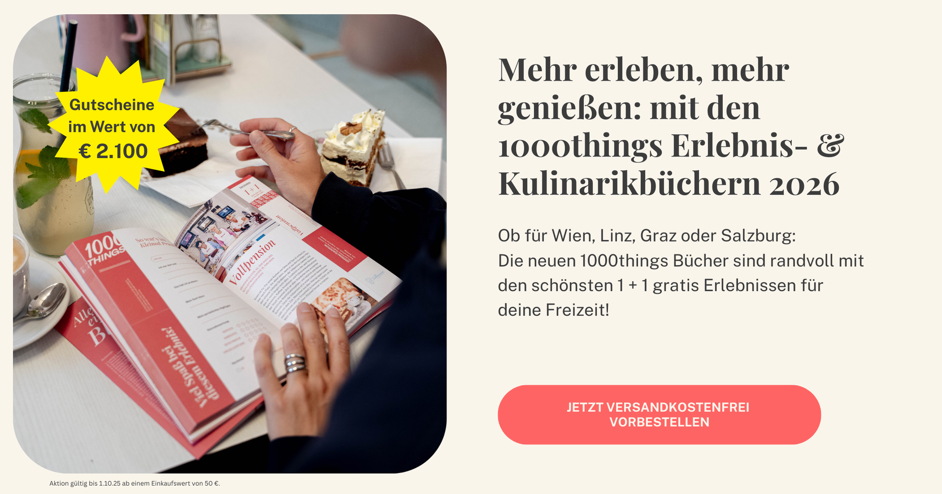 Ein Jahr voller Highlights: die 1000things Erlebnis- & Kulinarikbücher 2026 – Jetzt vorbestellen