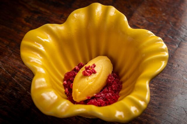 (c) beigestellt Granita de frutas