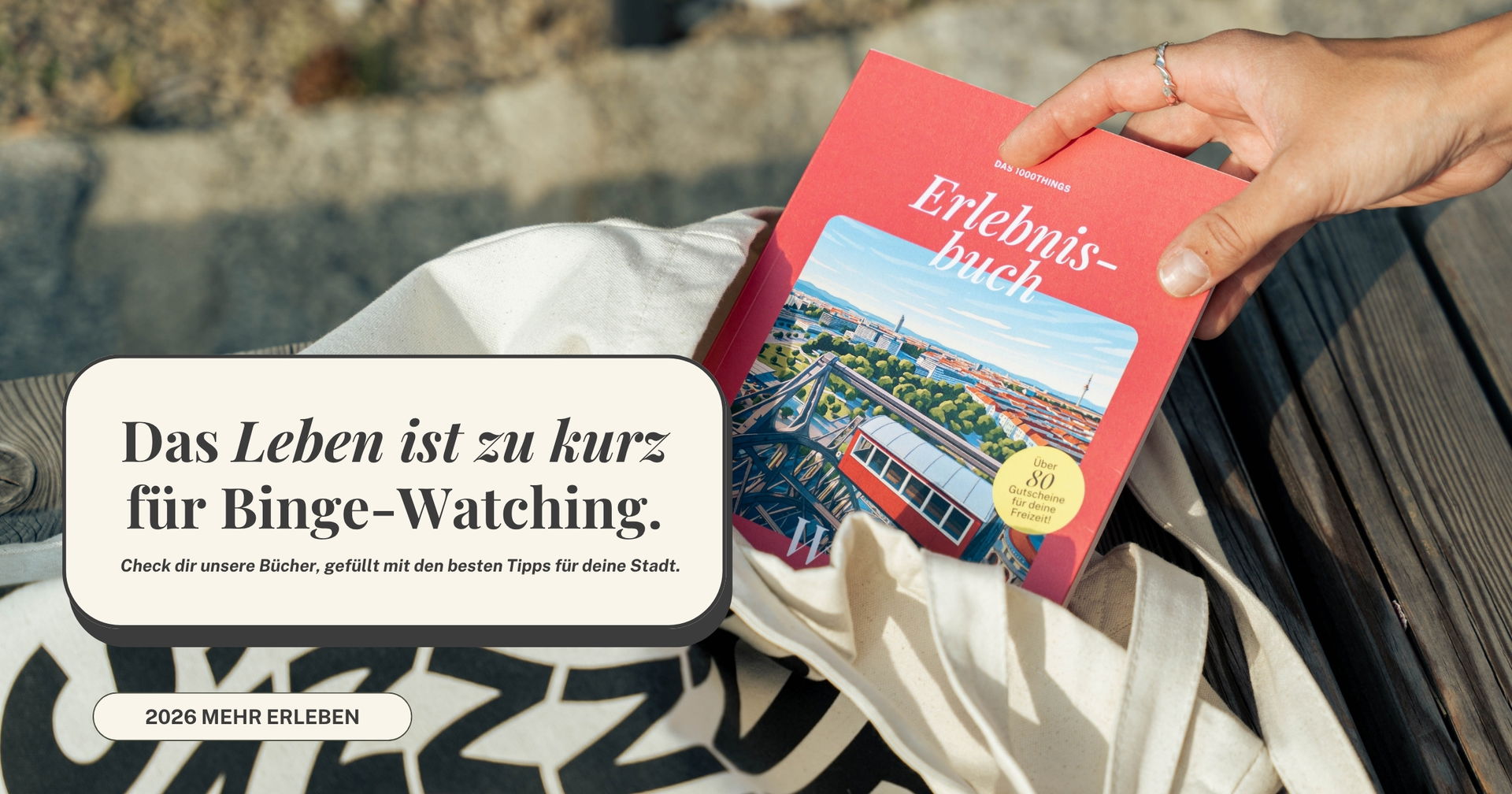 Ein Jahr voller Highlights: die 1000things Erlebnis- & Kulinarikbücher 2026 – Jetzt bestellen