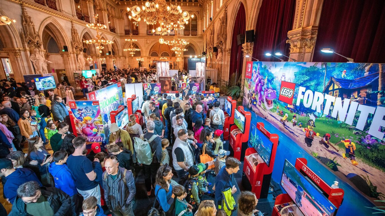 (c) Andreas Tischler Game City 2025 im Rathaus in Wien: Innenansicht