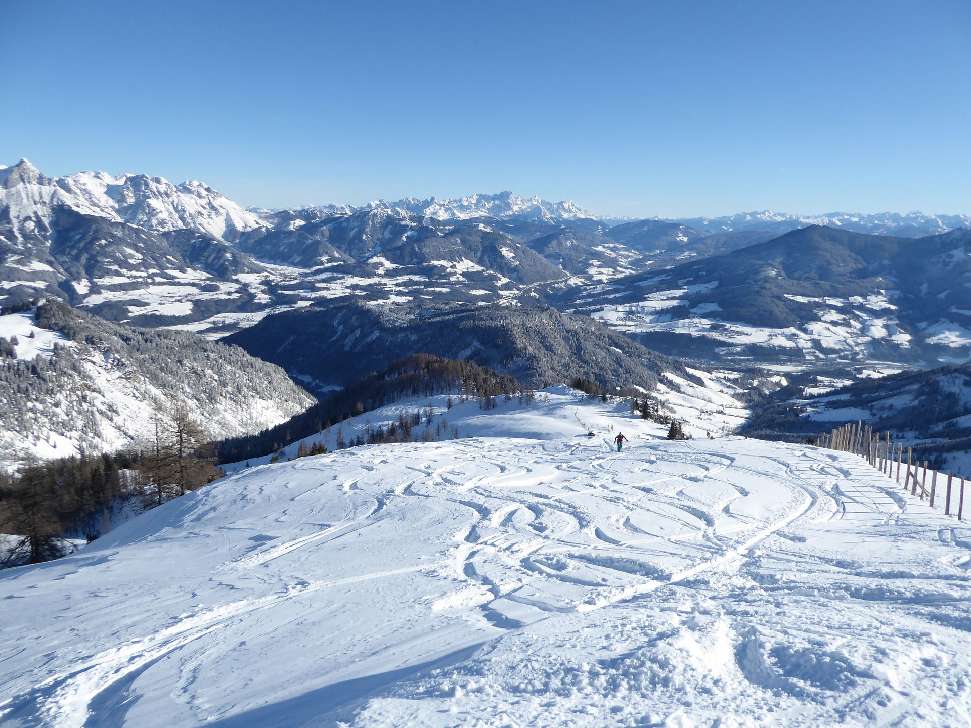 Skitour vom Arthurhaus in Mühlbach zur Mitterfeldalm