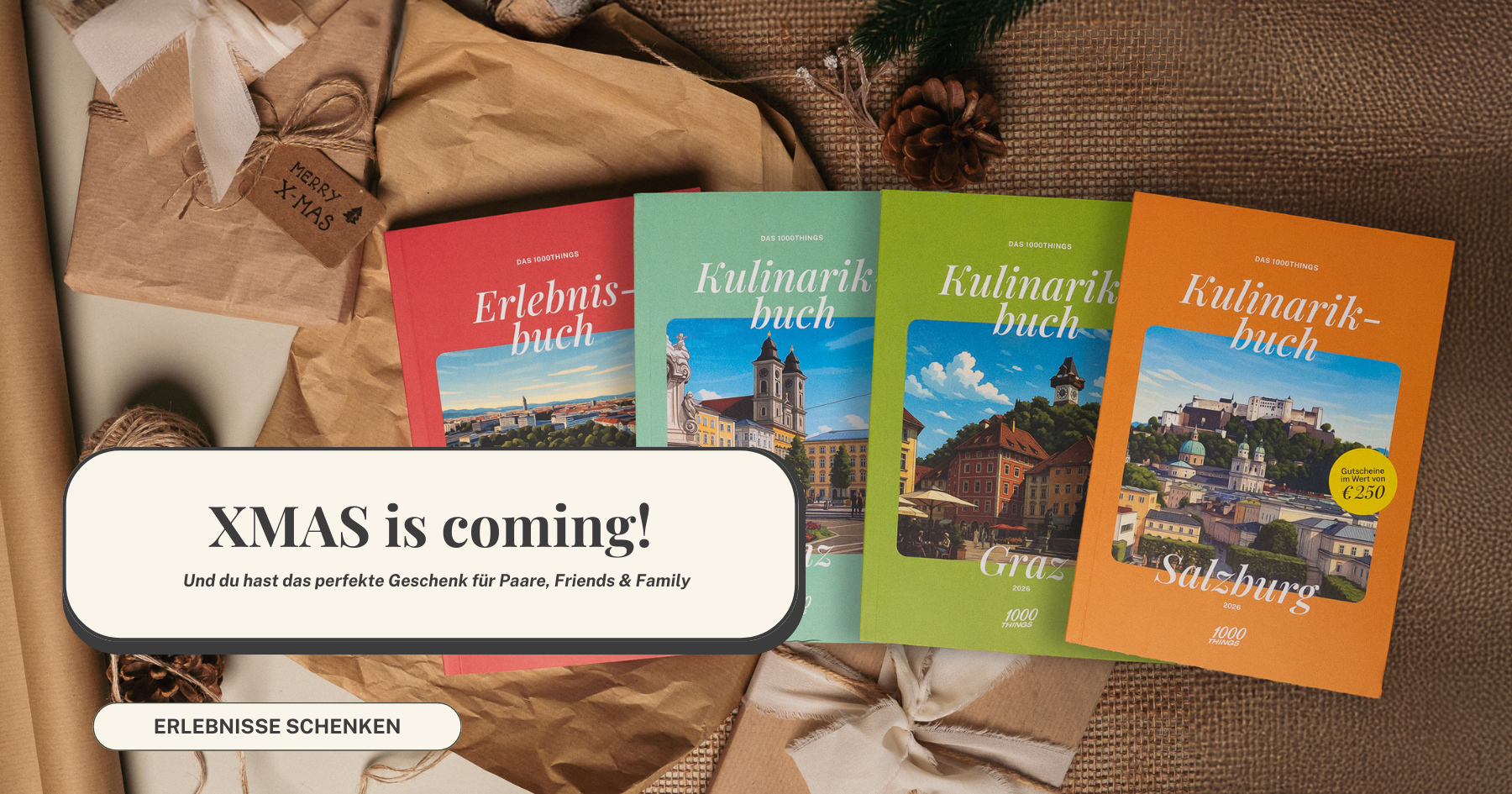 Ein Jahr voller Highlights: die 1000things Erlebnis- & Kulinarikbücher 2026 – Jetzt bestellen
