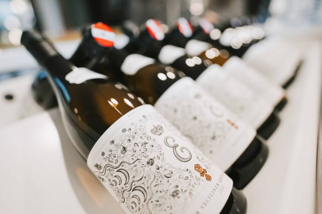 Schöne Wein-Flaschen vom Weingut Esterhazy