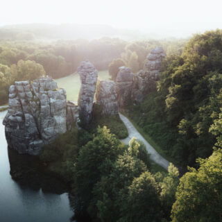 Die Externsteine im Teutoburger Wald