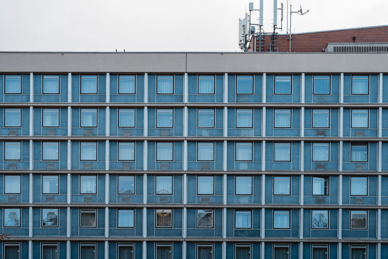 Das Hotel Internationel in Brno avon außen