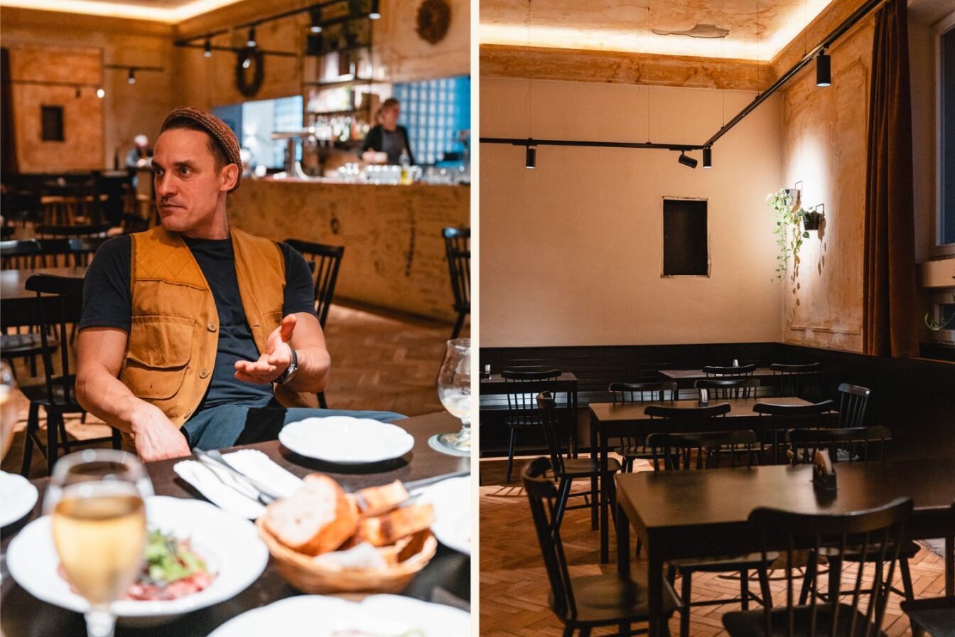 Tomáš Reger in seinem Restaurant Severka in Brno.