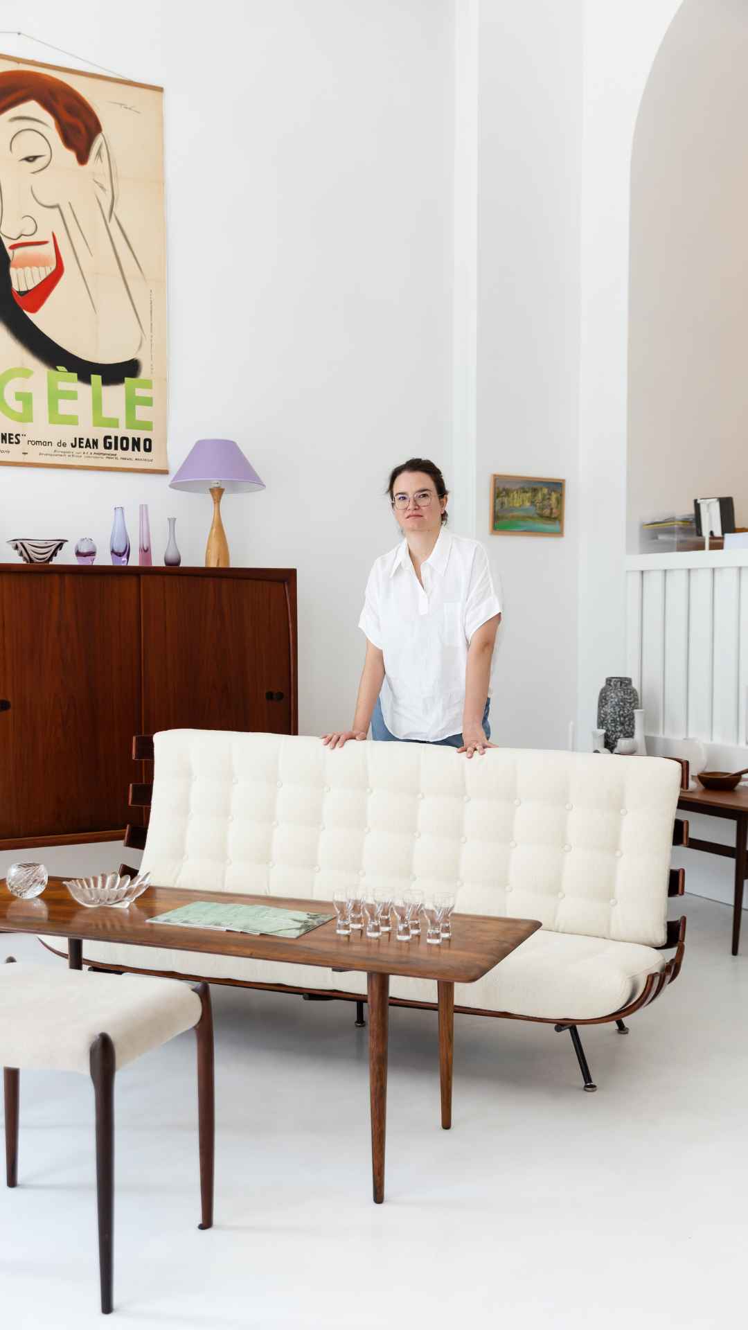 Gründerin Elisabeth Souvan in ihrem neuen Vintage-Shop Tandlas.