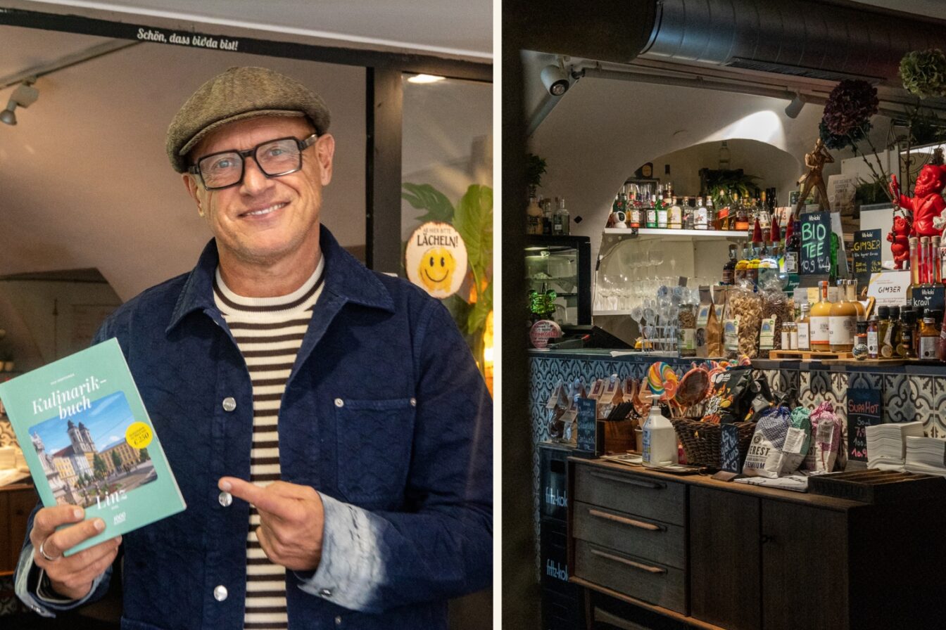 Bei Sigi Goufas im Deli Linz + Friends gibt es 1+1 Falafel Oriental Menü und das Gefühl, im eigenen Wohnzimmer zu sitzen