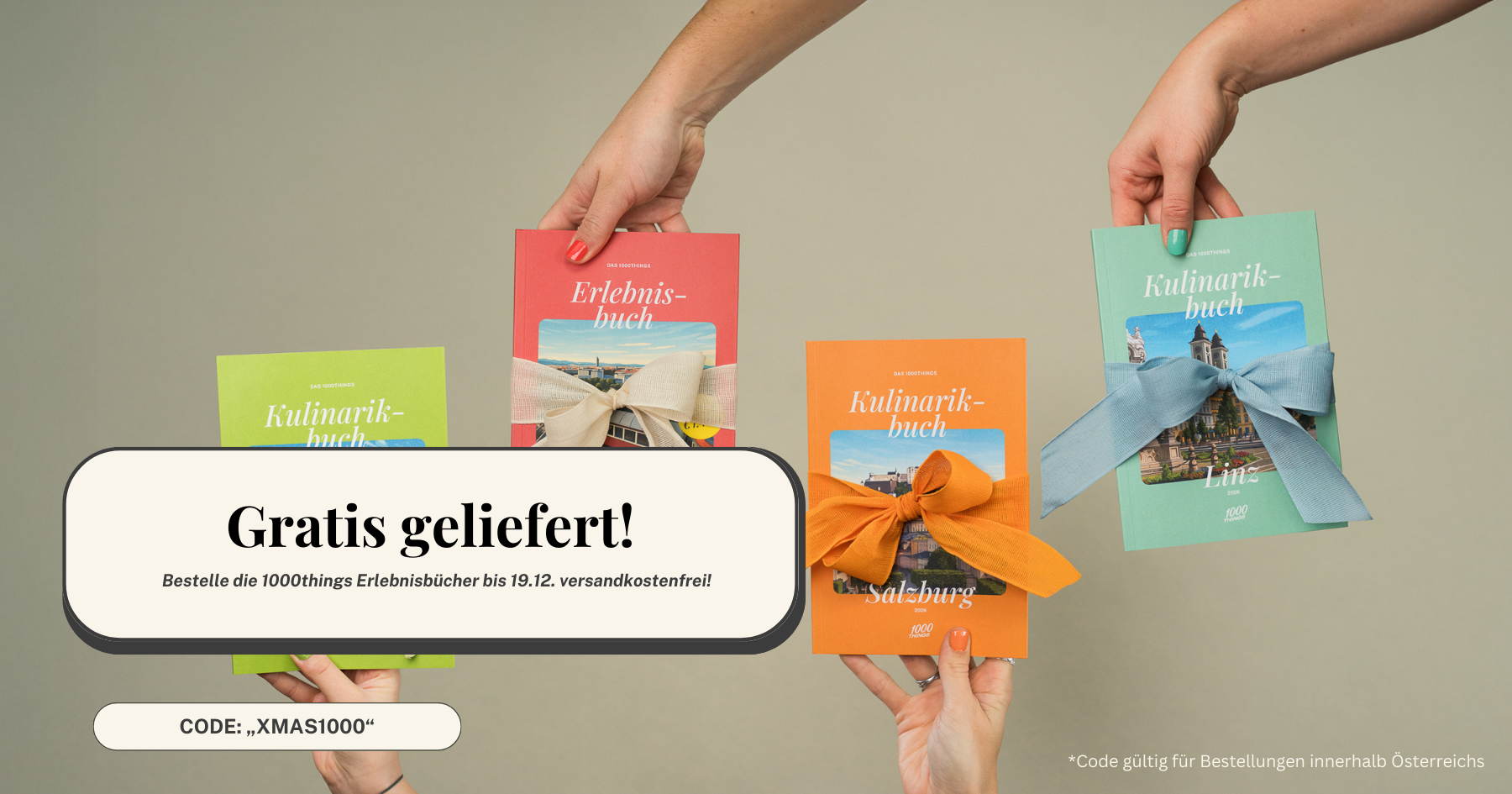 Ein Jahr voller Highlights: die 1000things Erlebnis- & Kulinarikbücher 2026 – Jetzt bestellen