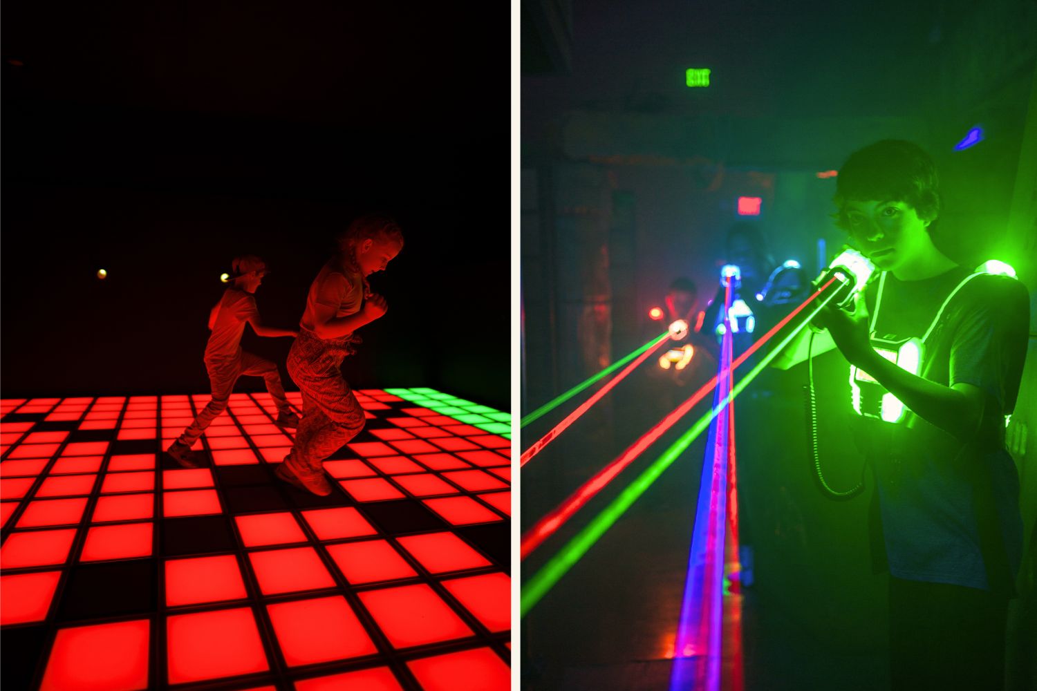 Pixel Games und Lasertag bei Laserdance