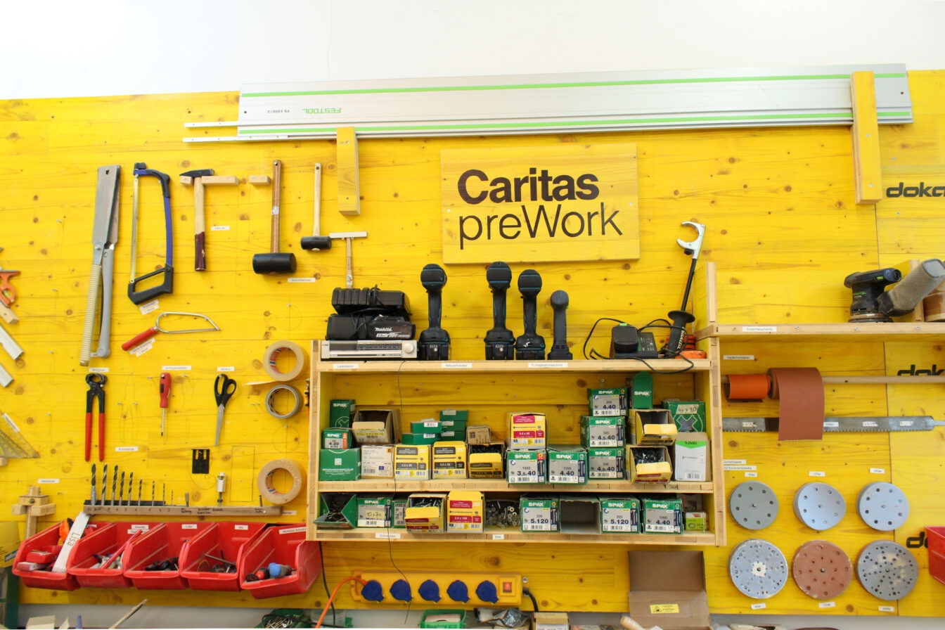 Beschäftigungsprojekt für junge Menschen: Caritas preWork im 10. Bezirk in Wien