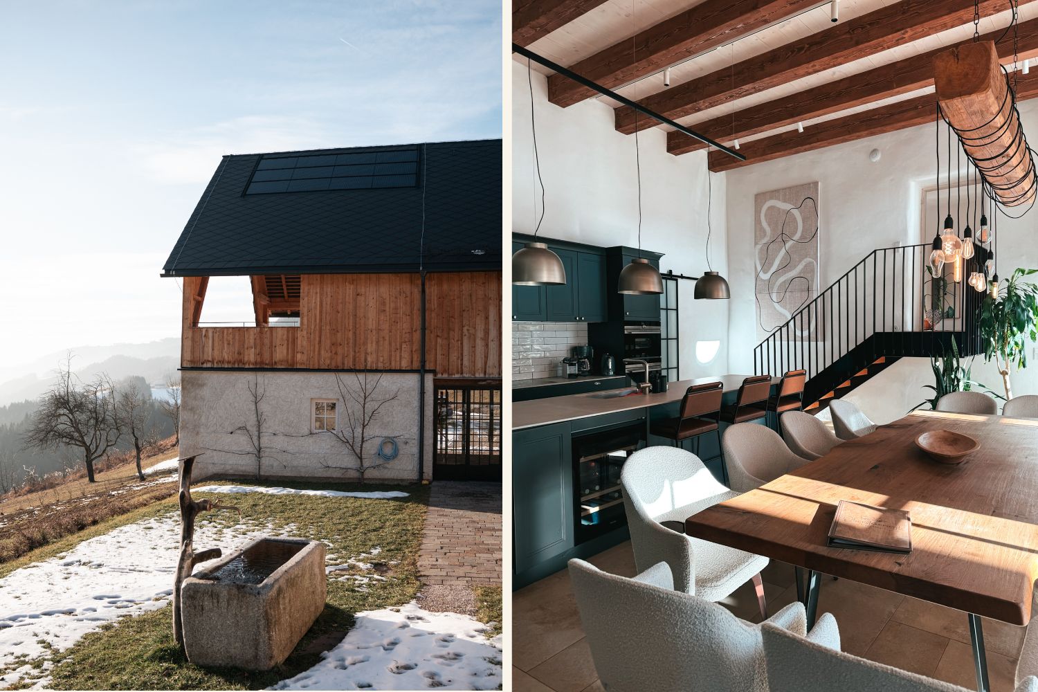 Das Landhaus Obersteinriegl in Gaflenz von außen und innen