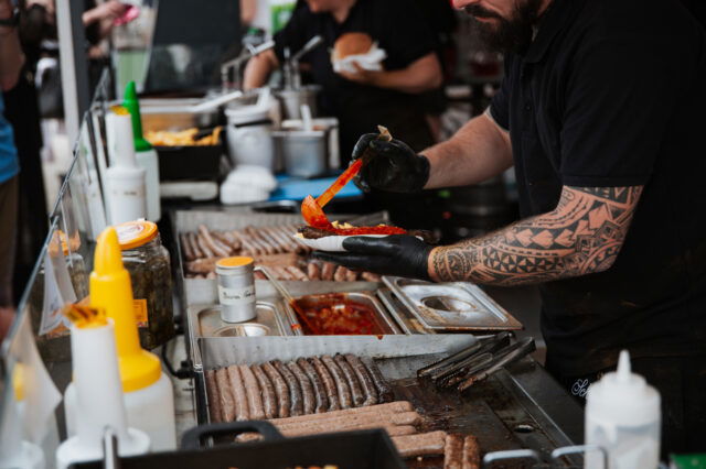 Kulinarik Festivals in Wien: Foto von Bosna auf der Veganmania