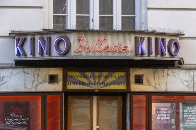 Das Bellaria Kino kurz vor seiner Wiedereröffnung.
