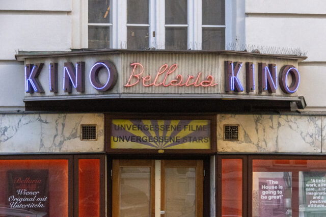 Das Bellaria Kino kurz vor seiner Wiedereröffnung.