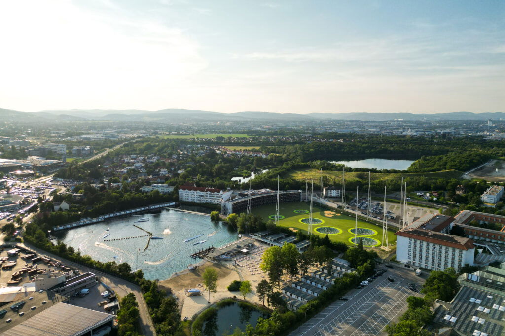 Topfolg-Anlage Wien von oben