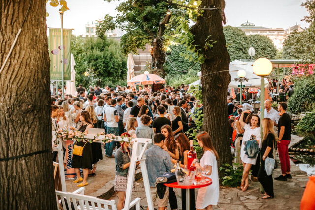 Das Techno Cafe im Volksgarten Pavillon Wien wird 30 Jahre alt.