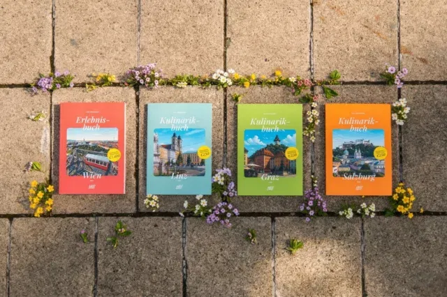 Unsere 1000things Erlebnisbücher 2026 für Wien, Linz, Graz & Salzburg