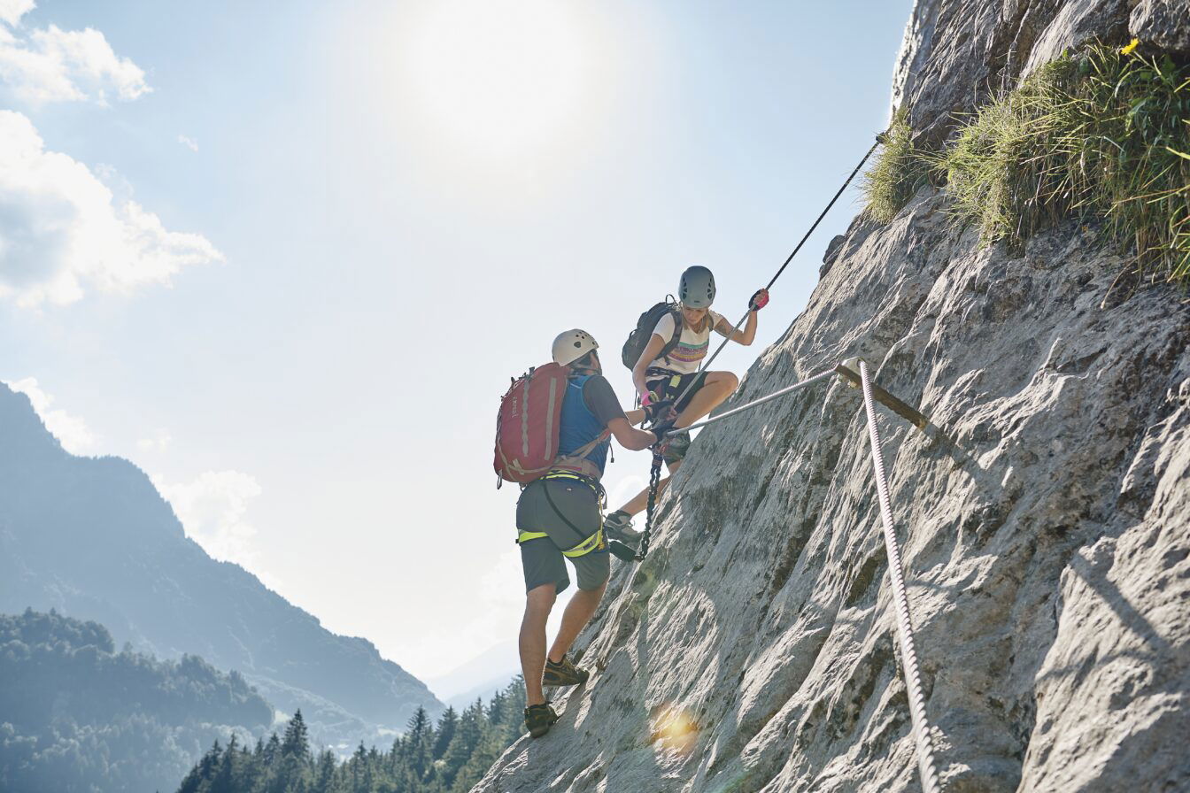 Klettersteig Fallbach Klostertal Vorarlberg