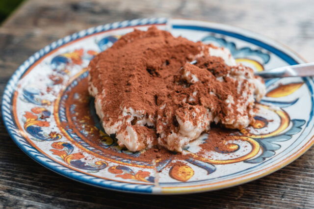 Tiramisu in Florenz, Italien
