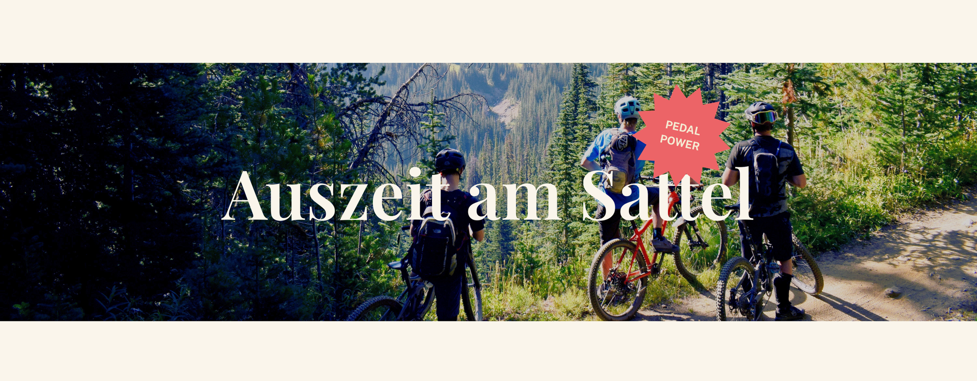 Radfahren im Grünen 