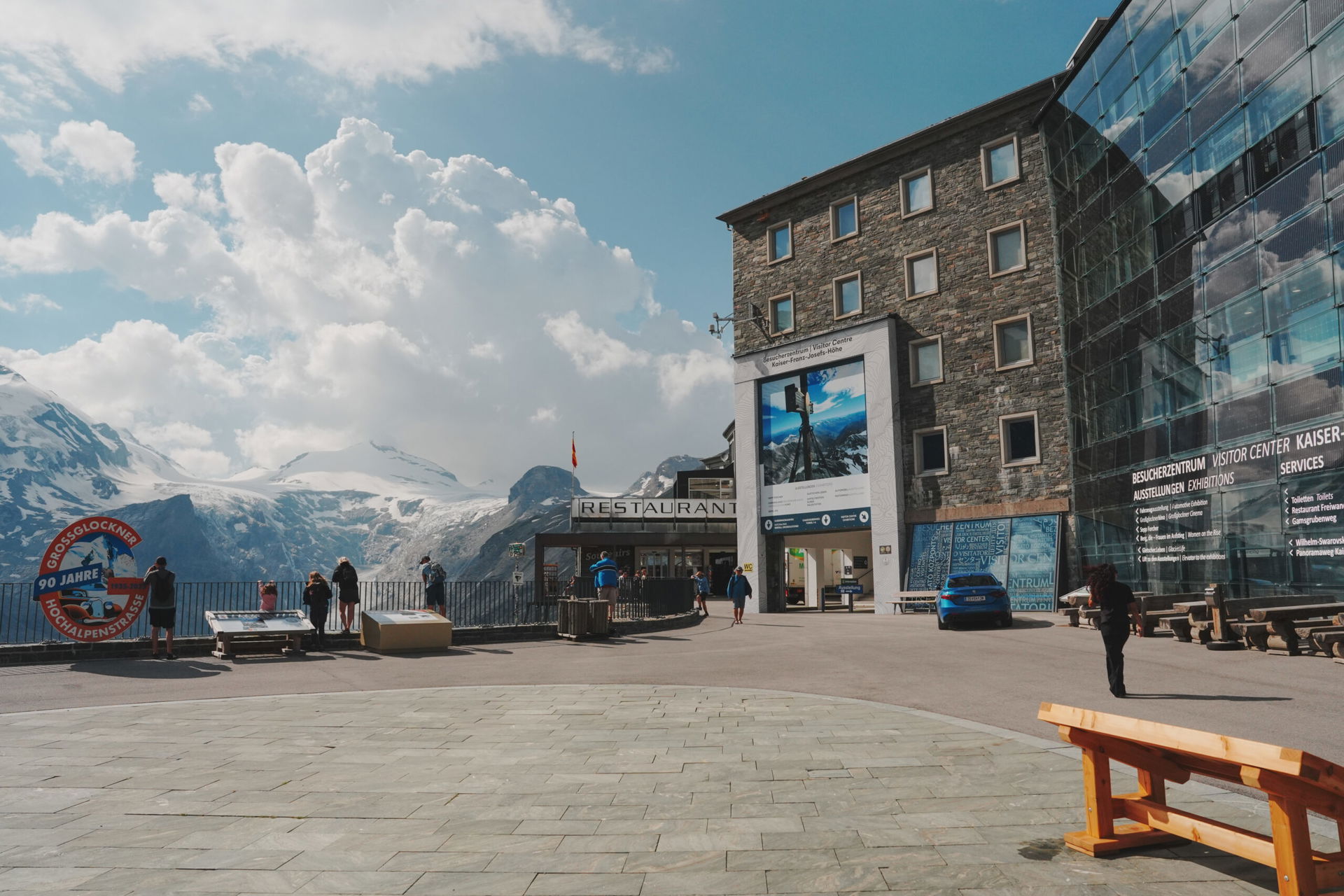 Kaiser-Franz-Josephs-Höhe auf der Großglockner Hochalpenstraße