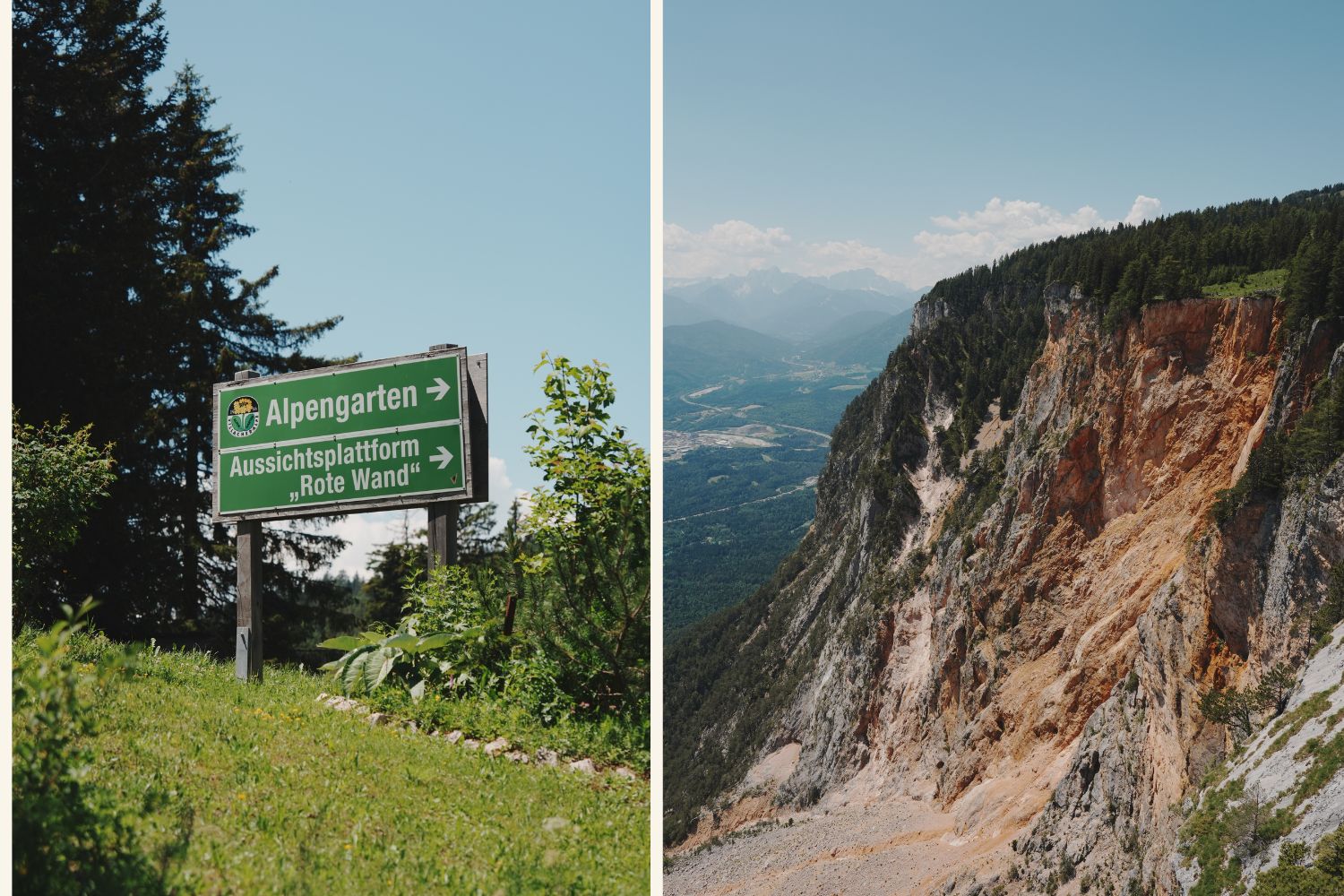 Die Rote Wand an der Villacher Alpenstraße