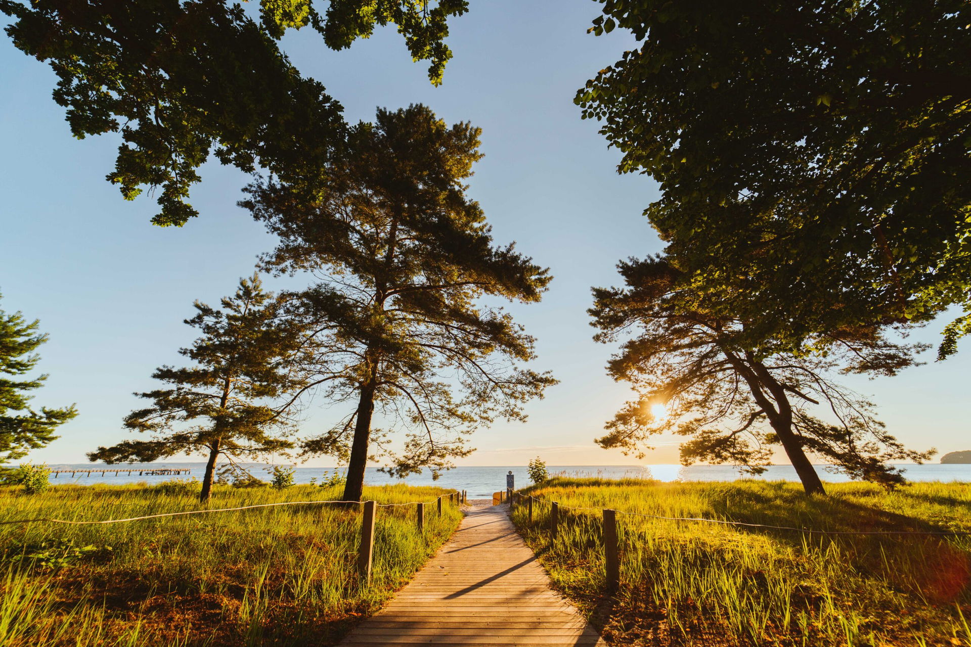 Steg zum Meer in Binz 