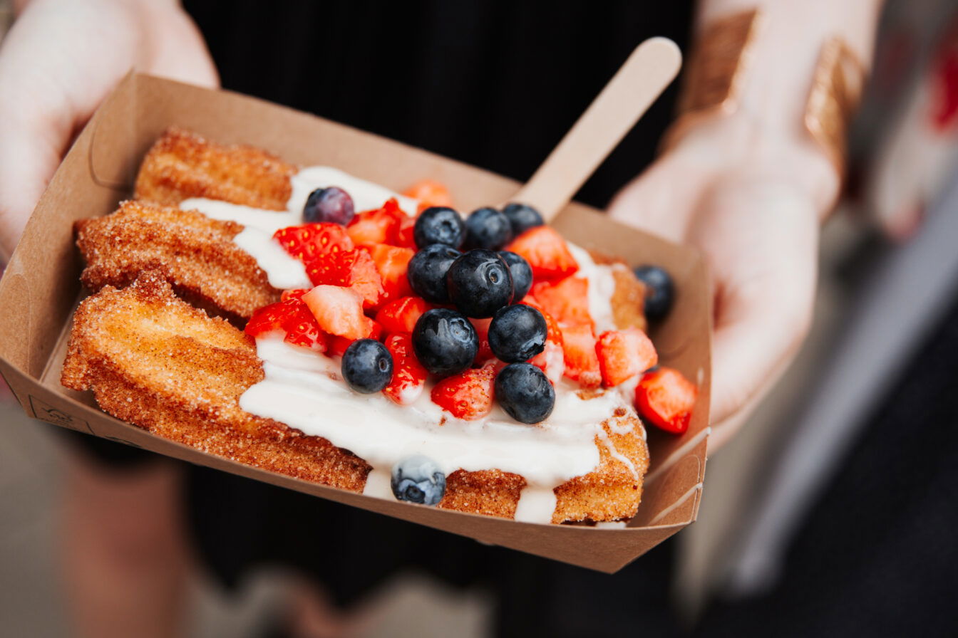 Veganmania in Graz findet 2026 am Grazer Hauptplatz statt und bietet unter anderem Churros.