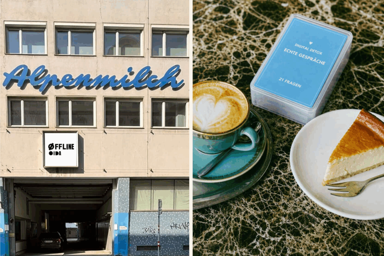 Eindrücke vom Offline Oida Digital Detox Pop Up im Lokal im Hof.