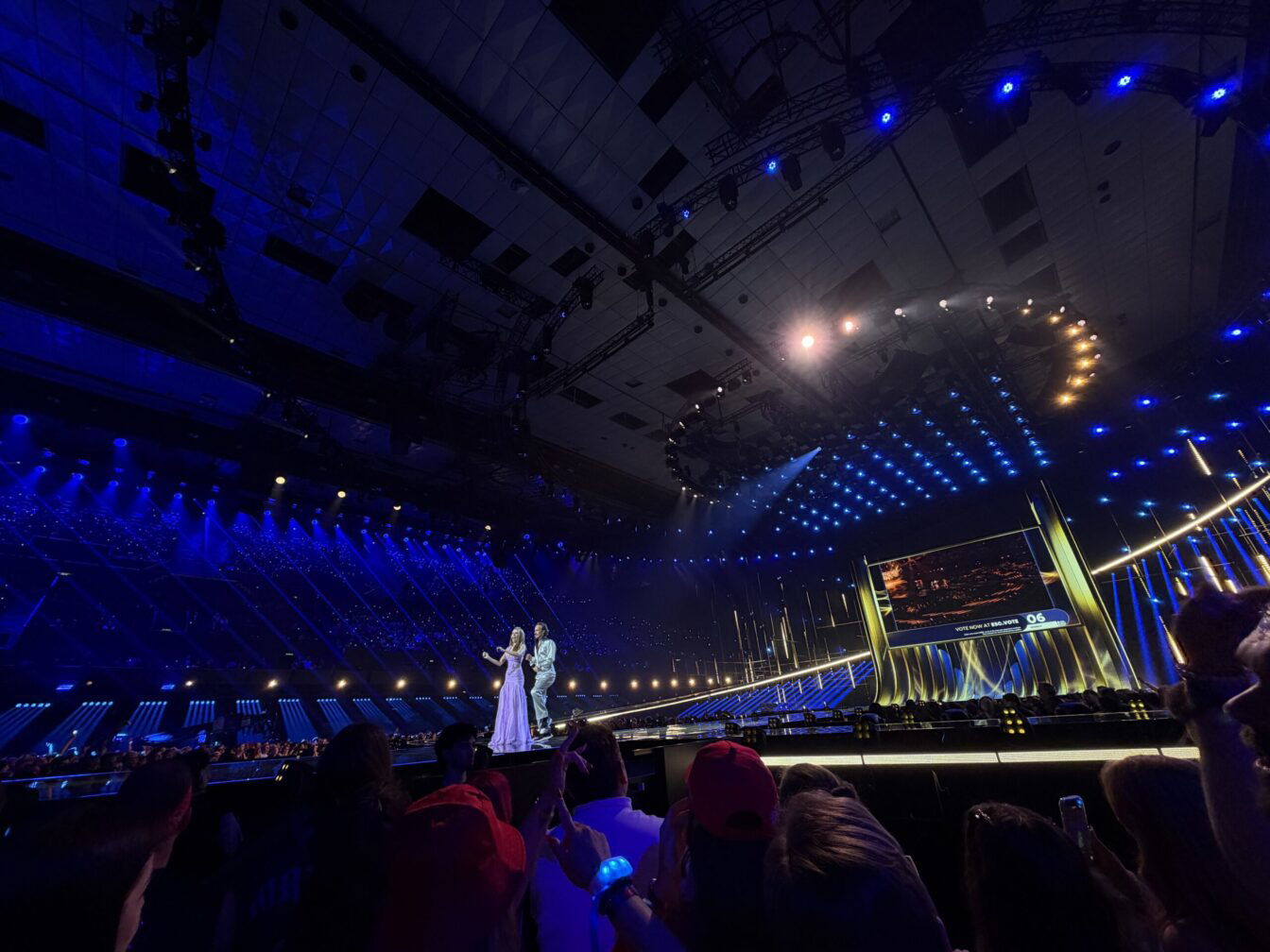 ESC 2026: Foto von der Bühne in der Wiener Stadthalle