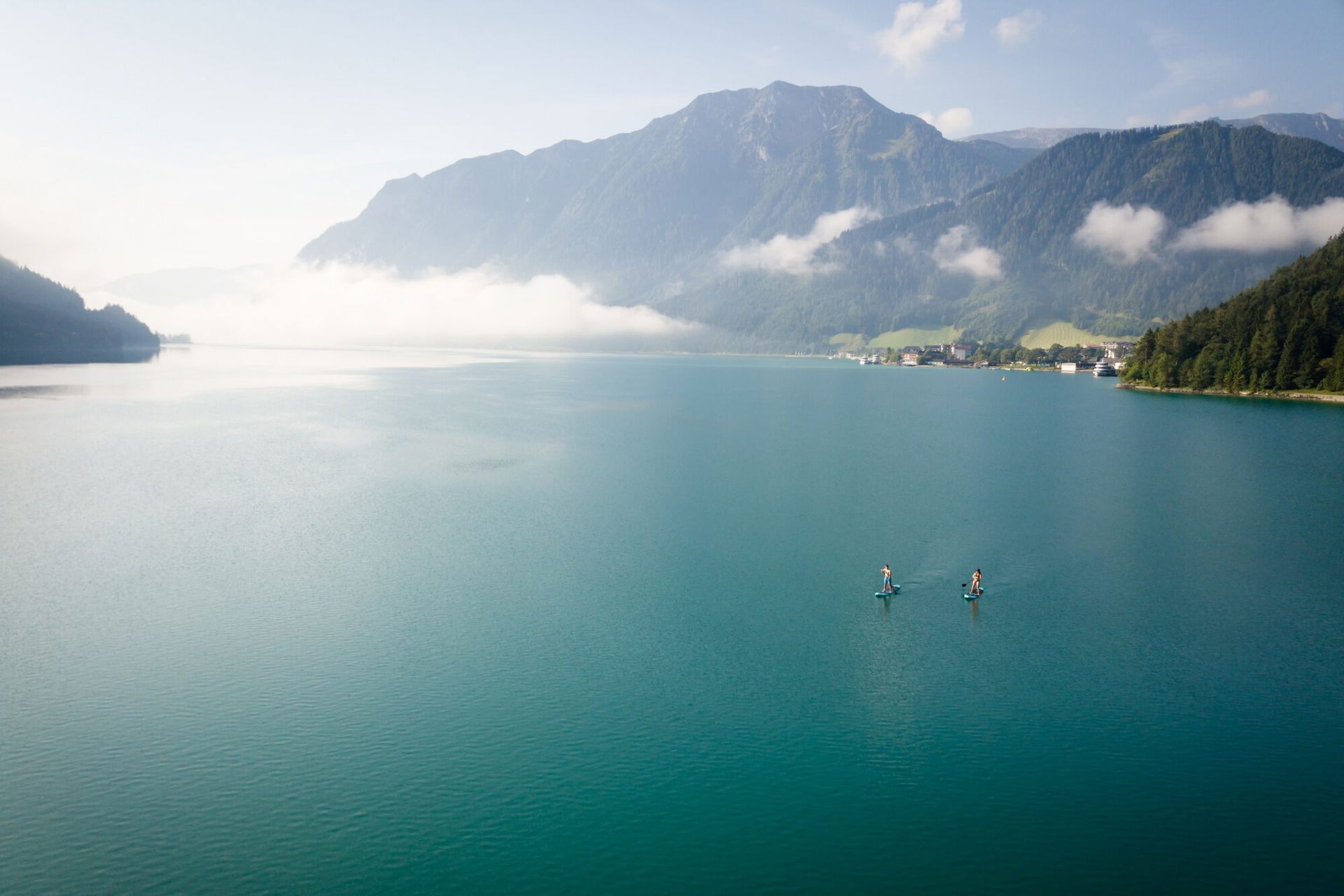 SUP am Achensee in Tirol