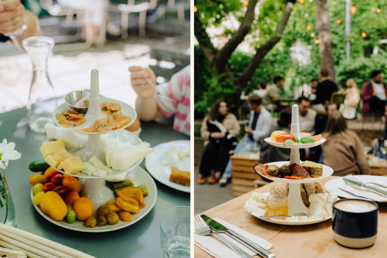 Im Juni und Juli öffnet die Markterei wieder ihren Innenhof als Stadtheuriger mit Winzer*innen. Am Samstag gibt es kleinen Markt mit Martkfrühstück.