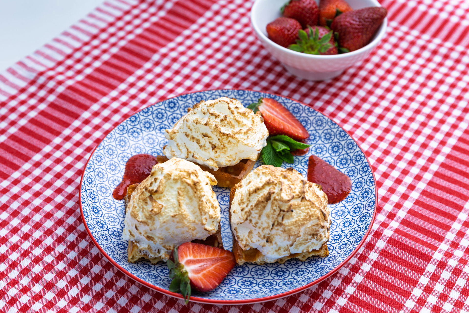 Gegrilltes Eis