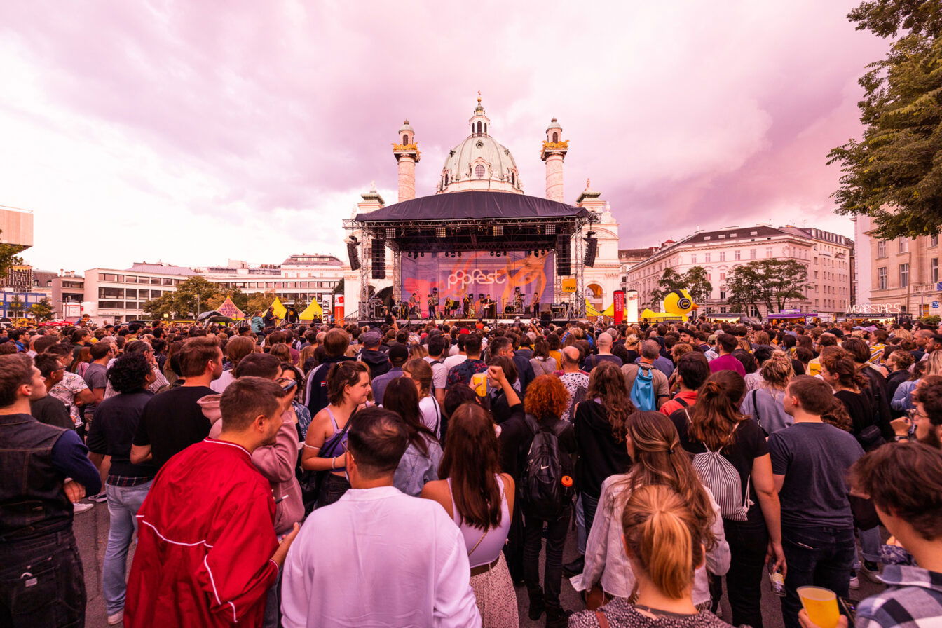 Popfest 2026 am Karlsplatz in Wien, 1040: Wieder ein buntes Line-up & Programm