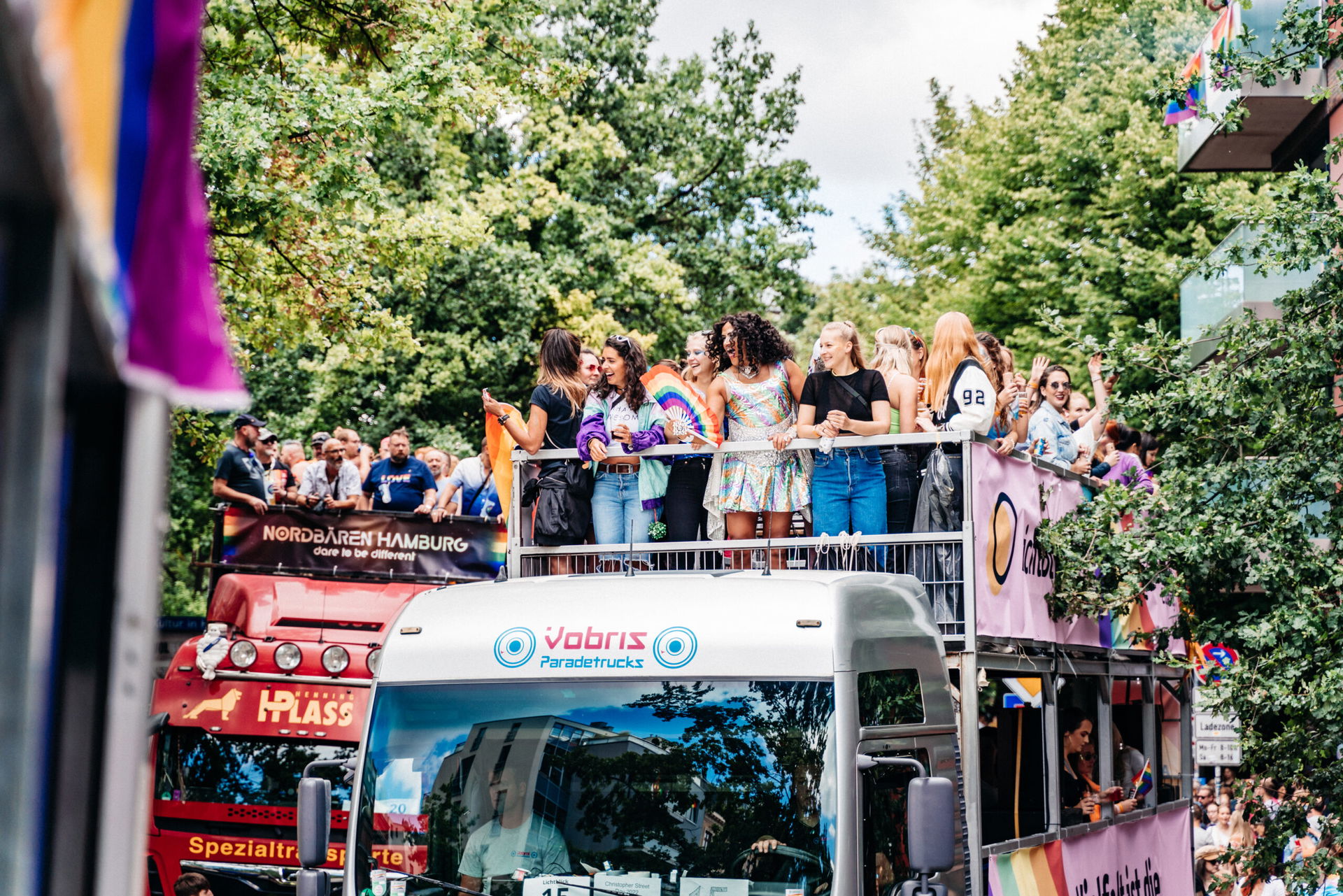 Pride Truck in Hamburg