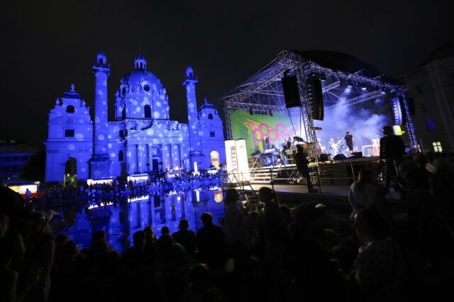 Popfest in Wien am Karlsplatz: Jedes Jahr ein buntes Programm & Line-up