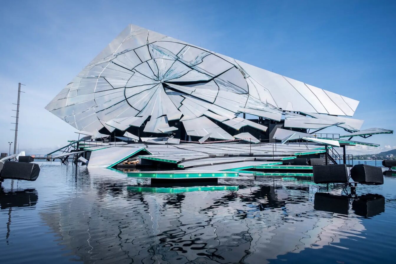 Blick auf die Seebühne der Bregenzer Festspiele 2026