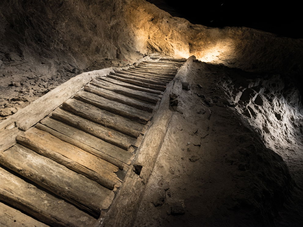 Die älteste Stiege Europas in den Salzwelten Hallstatt 